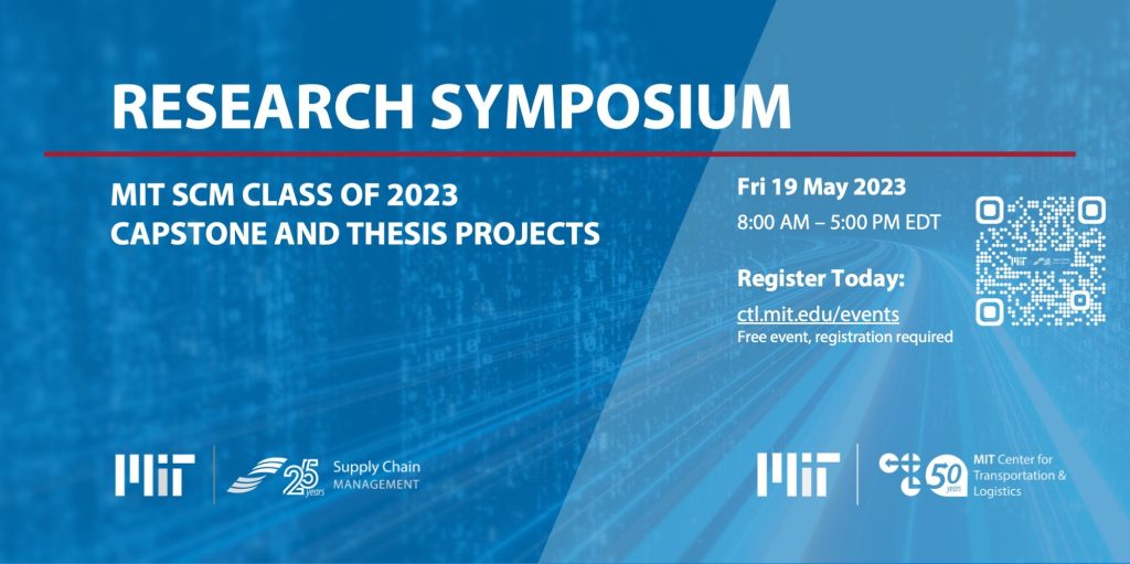 MIT Supply Chain Management Research Symposium Highlights Future