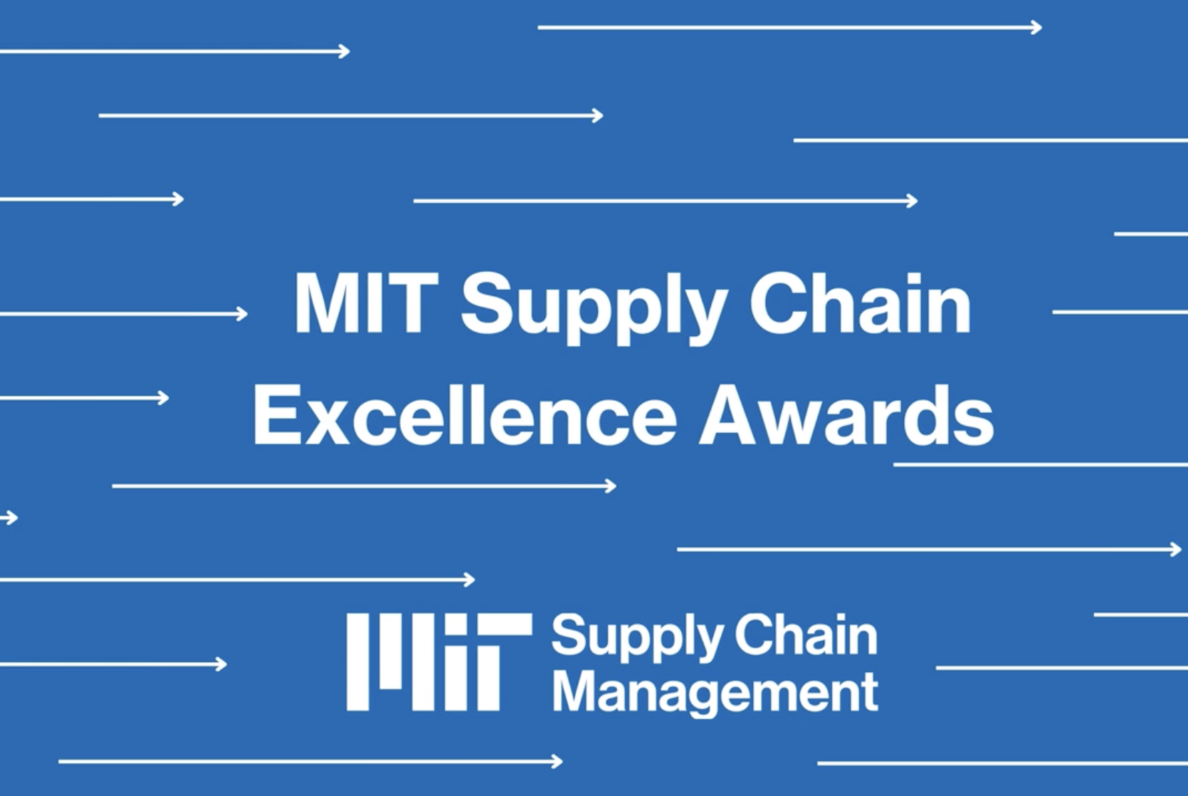 MIT Supply Chain Excellence Awards - SCM